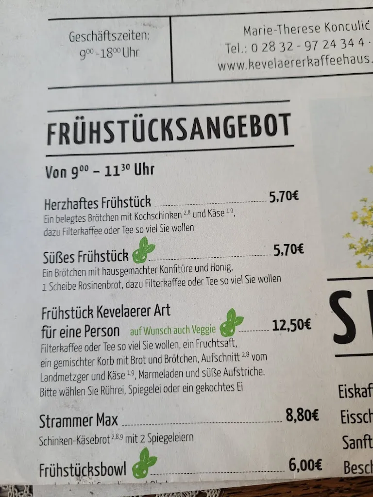 Menu_Kevelaerer Kaffeehaus_Kevelaer_image_1