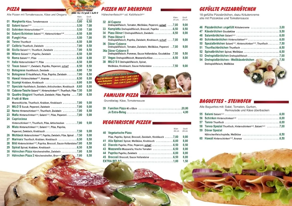 Menu_Milo's Pizza&Döner_Kevelaer_image_1