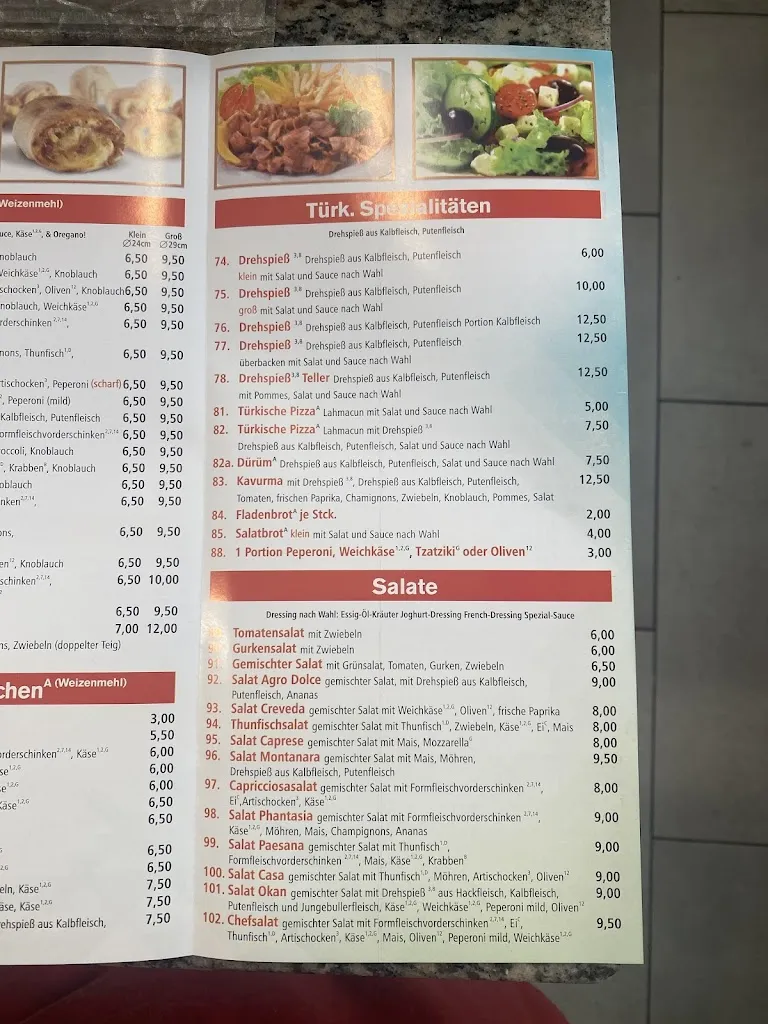 Menu_Pizzeria Okan in Kevelaer ️_Kevelaer_immagine_2