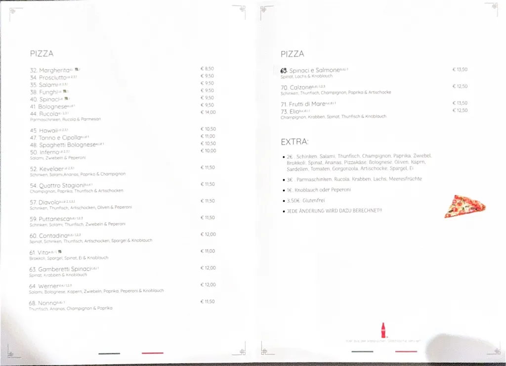 Menü_Ristorante Elio_Kevelaer_Bild_3