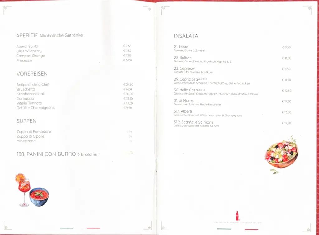 Menü_Ristorante Elio_Kevelaer_Bild_4