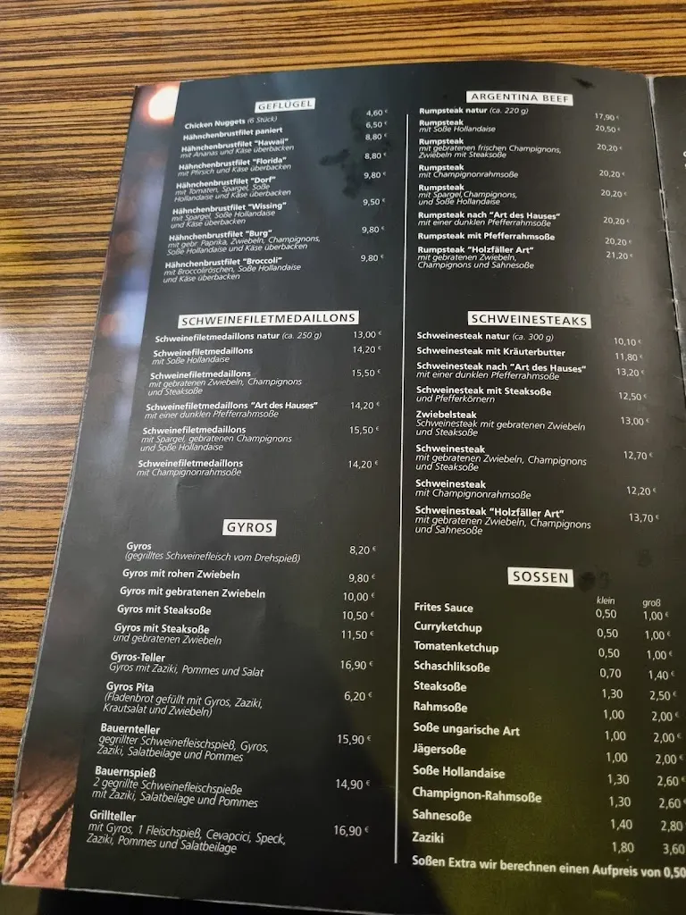 Menu_Schnellrestaurant Wissing_Kleve_immagine_3