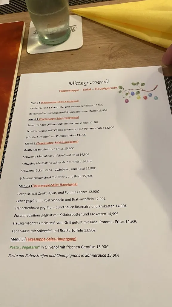 Menu_Hotel-Restaurant Zur Post_Kleve_image_1