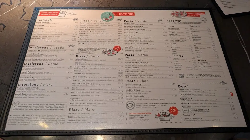 Menu_L'Osteria Kleve_Kleve_immagine_1