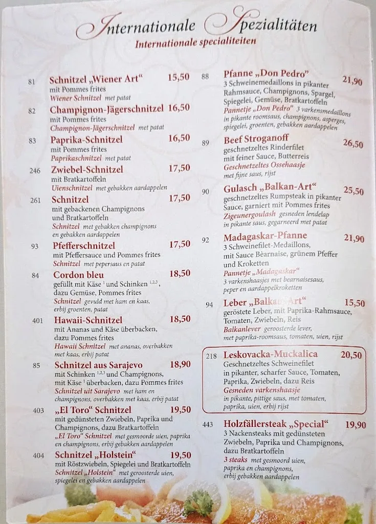 Menu_El Toro_Kranenburg_image_1