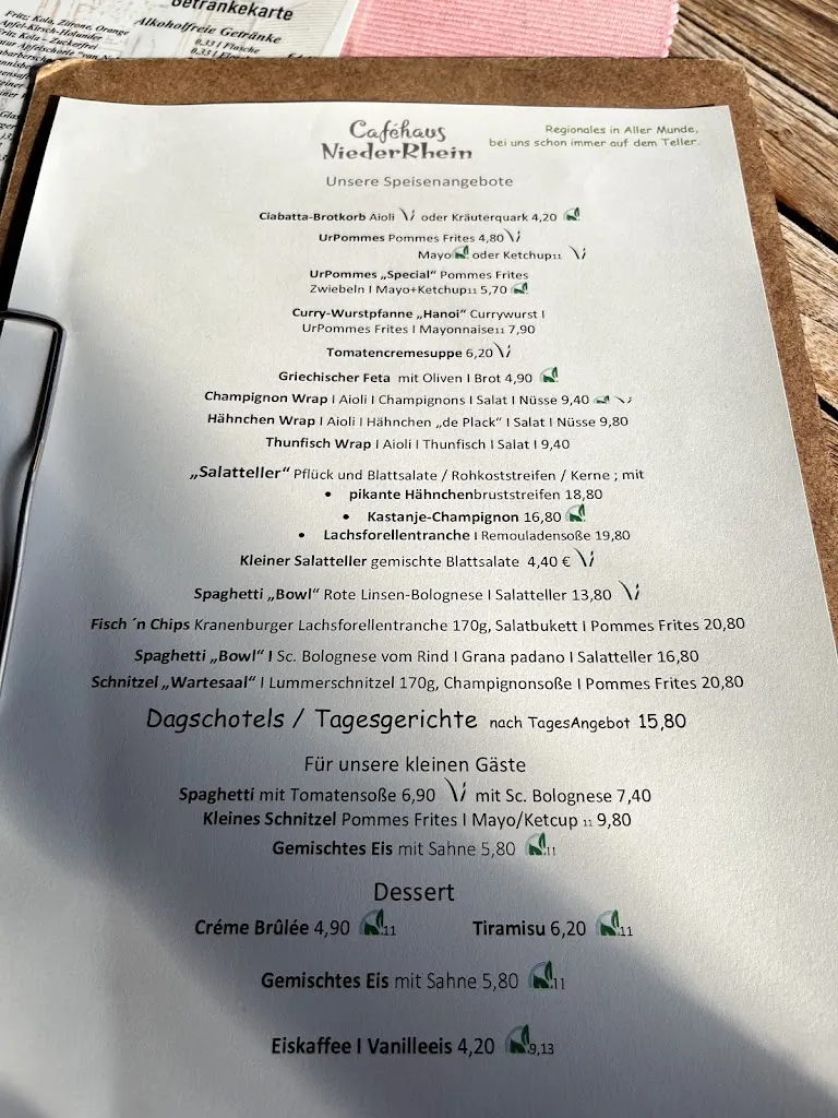 Menu_Caféhaus Niederrhein_Kranenburg_image_1