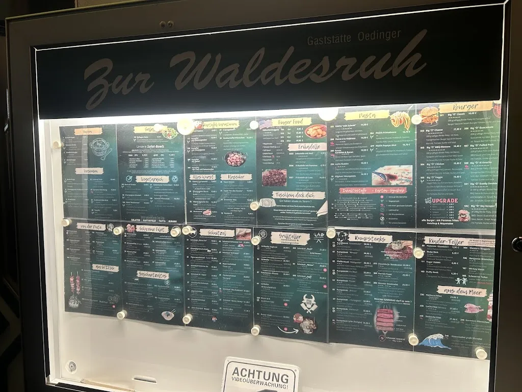 Menu_Gaststätte Oedinger Zur Waldesruh_Korschenbroich_immagine_1