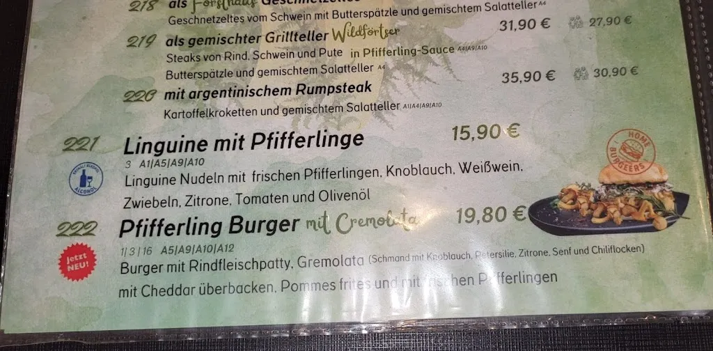 Menu_Gaststätte Oedinger Zur Waldesruh_Korschenbroich_immagine_2