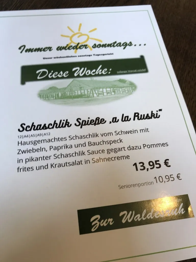 Menu_Gaststätte Oedinger Zur Waldesruh_Korschenbroich_immagine_4