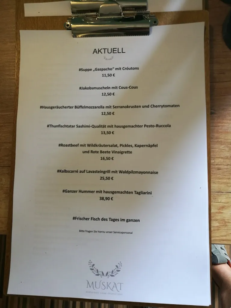 Menu_Restaurant Muskat_Korschenbroich_immagine_4