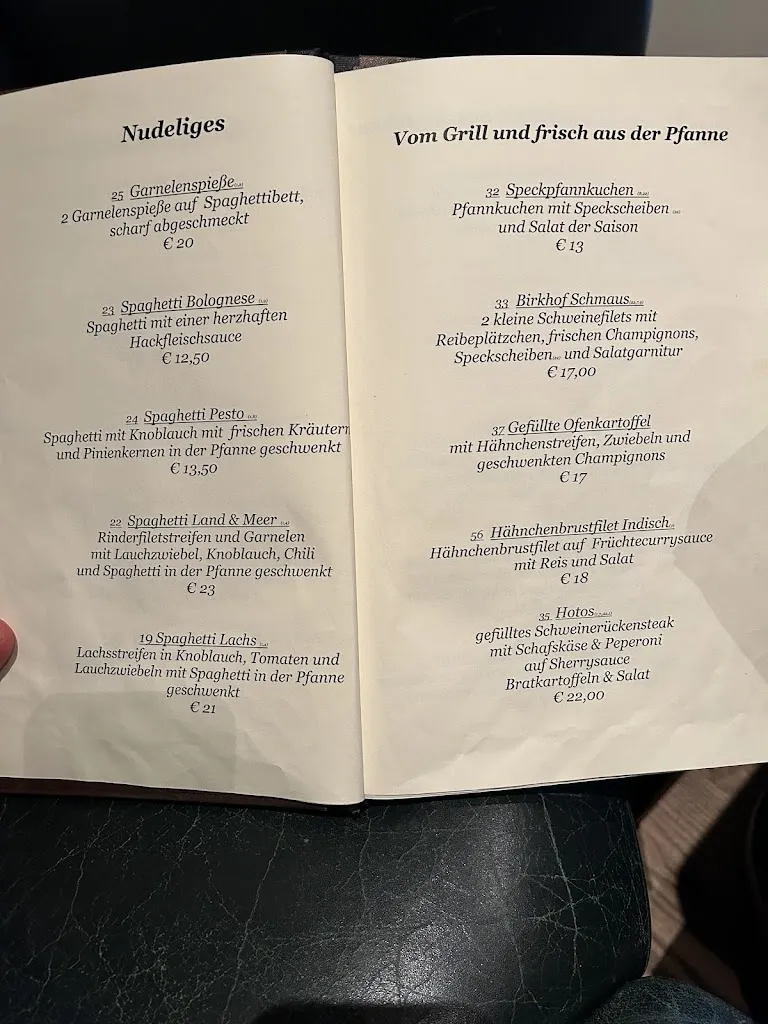 Menu_Restaurant im Rittergut Birkhof_Korschenbroich_immagine_2