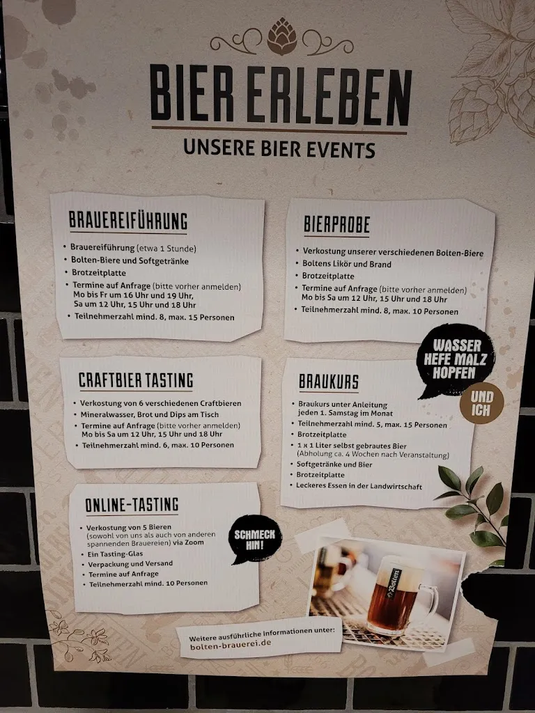 Menu_BOLTENs Picknick Biergarten - Privatbrauerei Bolten GmbH & Co. KG_Korschenbroich_immagine_2