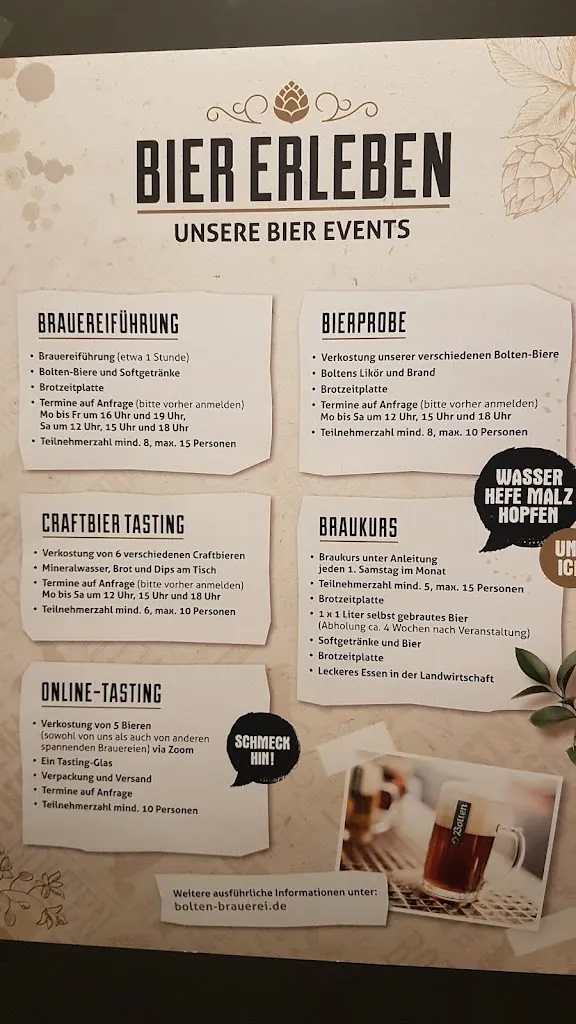 Menu_BOLTENs Picknick Biergarten - Privatbrauerei Bolten GmbH & Co. KG_Korschenbroich_immagine_3