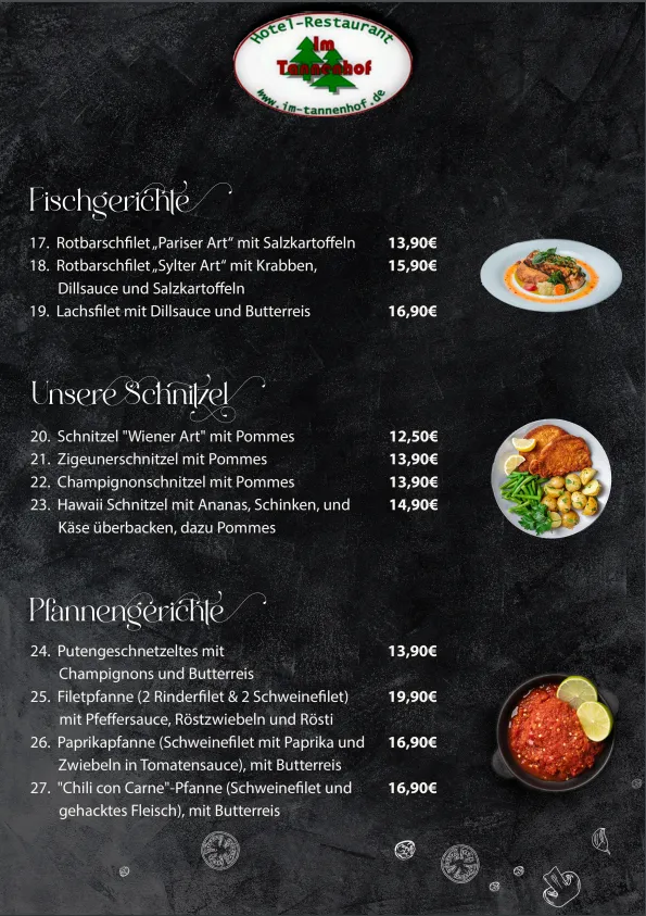 Menu_Restaurant Im Tannenhof_Korschenbroich_immagine_4