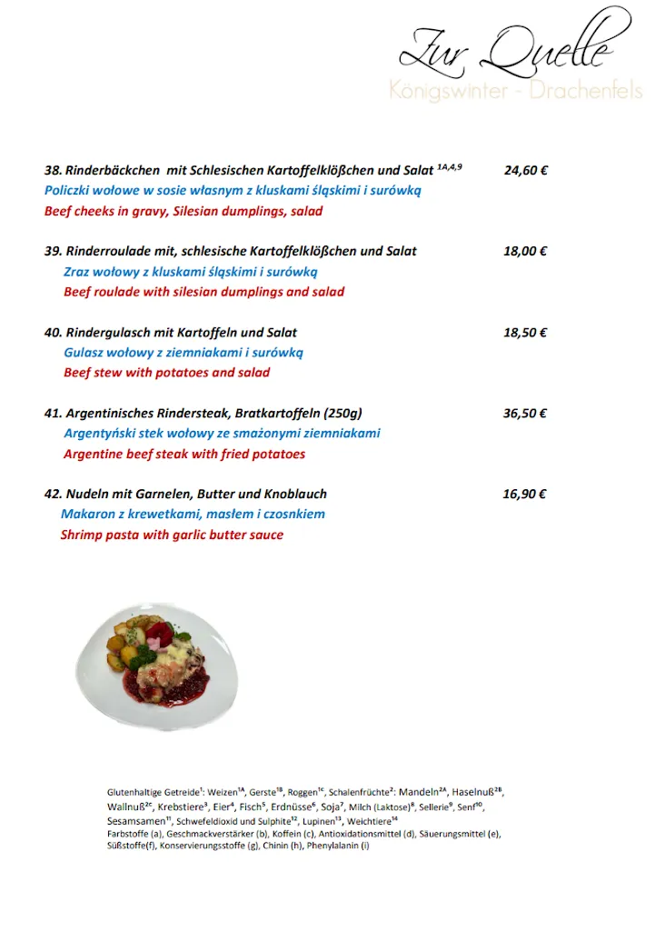 Menu_Zur Quelle Königswinter - Drachenfels_Königswinter_image_4