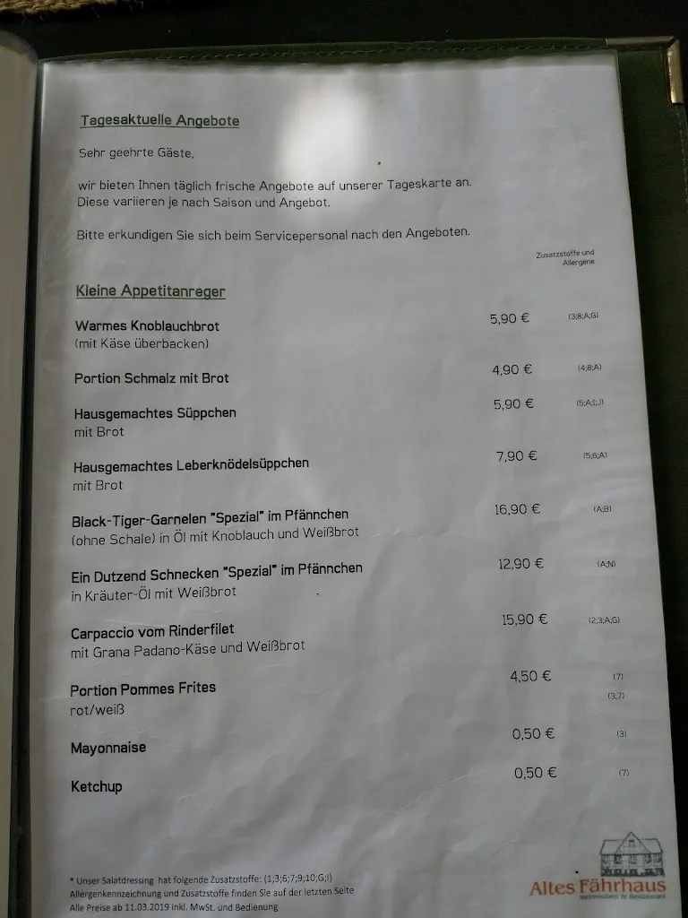 Menu_Altes Fährhaus_Königswinter_immagine_2