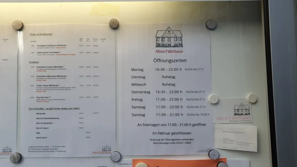 Menu_Altes Fährhaus_Königswinter_immagine_4