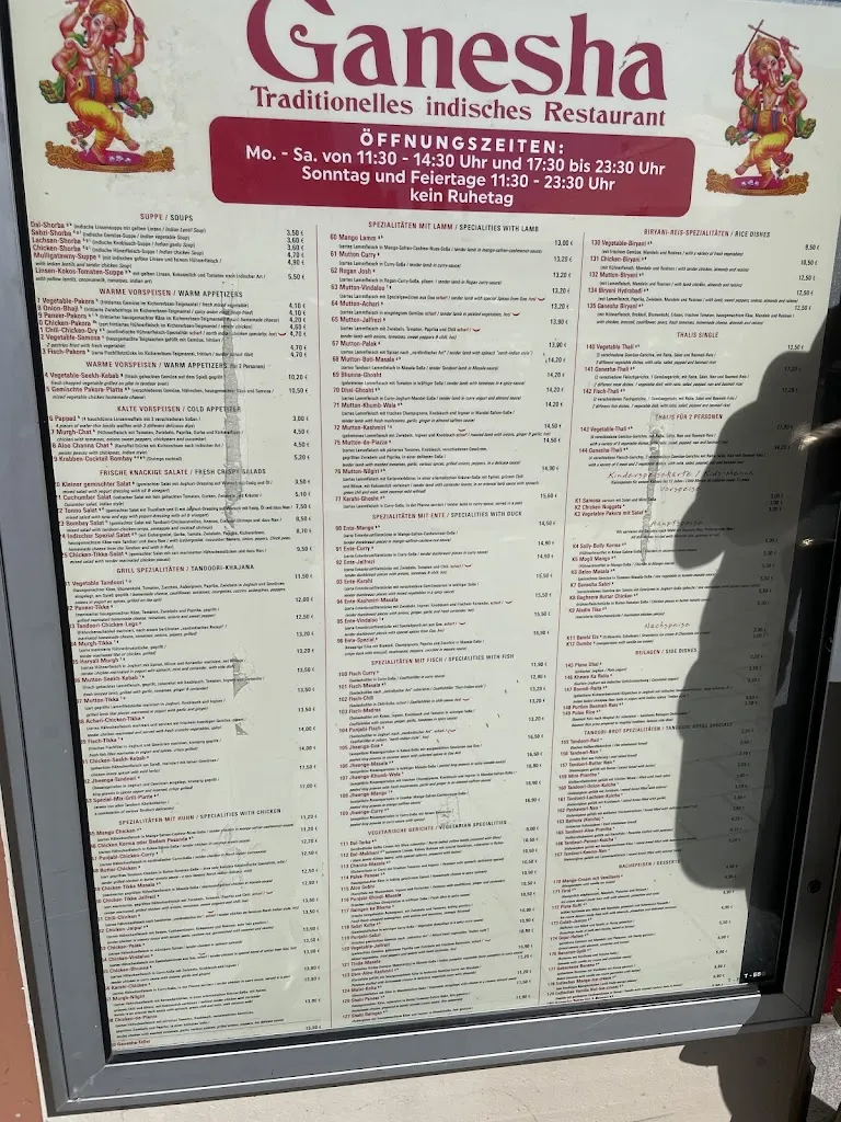 Menü_Restaurant Ganesha Landsberg UG_Lech_Bild_3