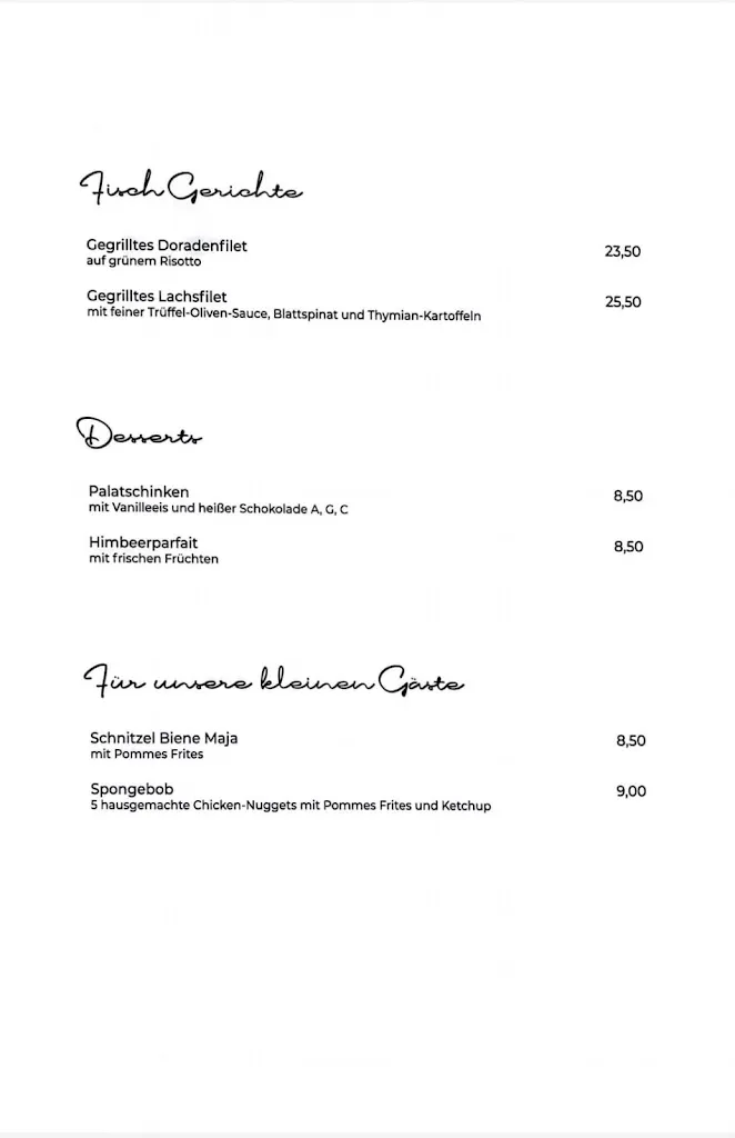Menu_Restaurant Porat - Kroatische & Internationale Küche_Königswinter_immagine_1
