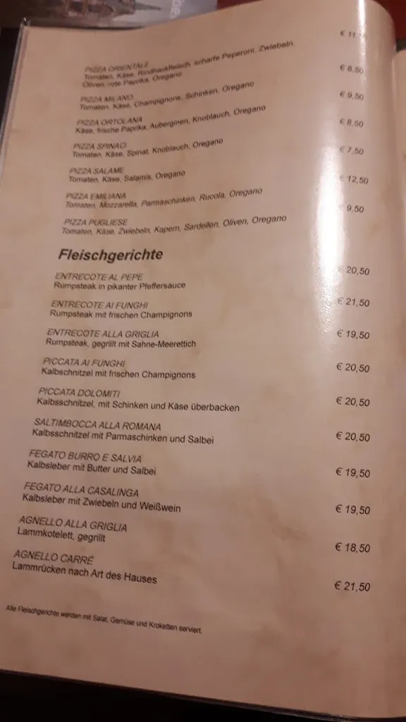 Menu_Ristorante Pizzeria Luise_Königswinter_immagine_2