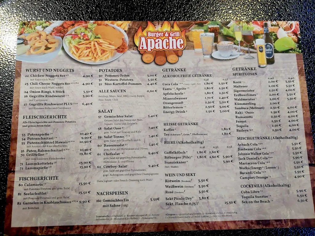 Menu_Apache Burger Grill & Zum Pittermännchen_Königswinter_image_1