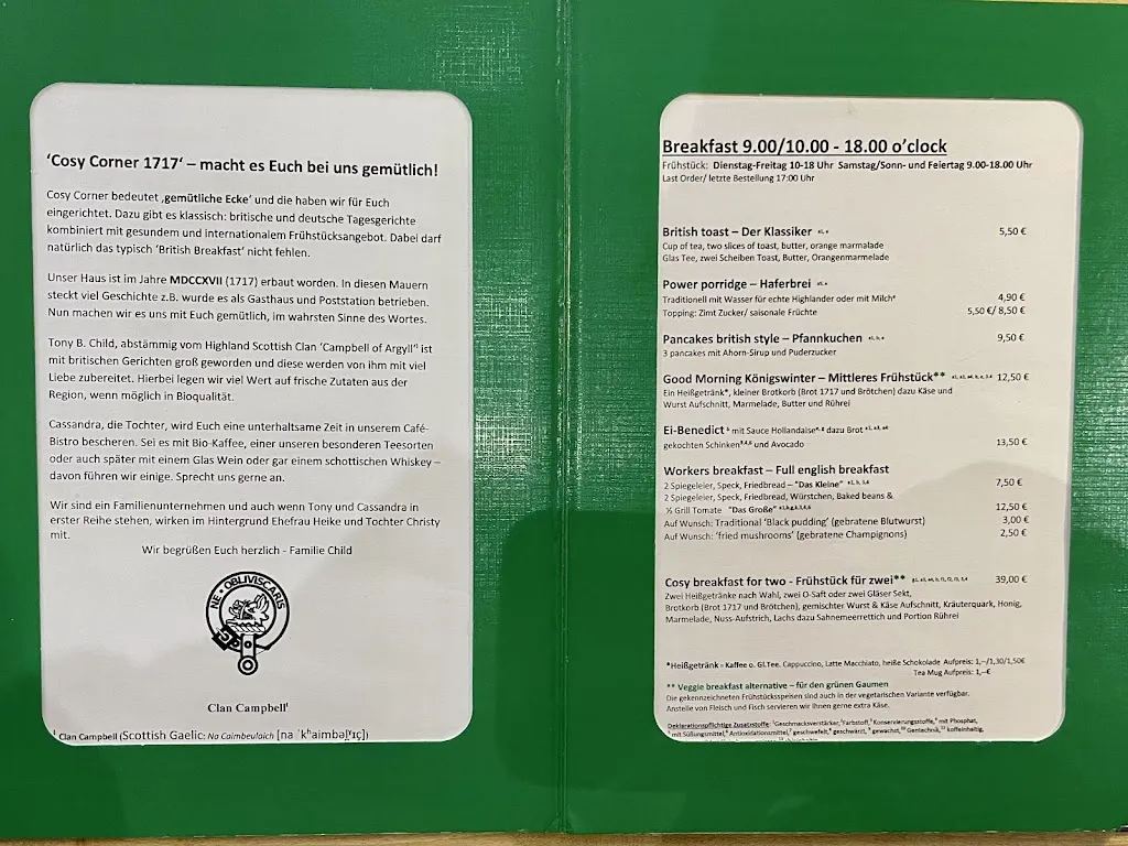 Menü_Cosy Corner 1717_Königswinter_Bild_2