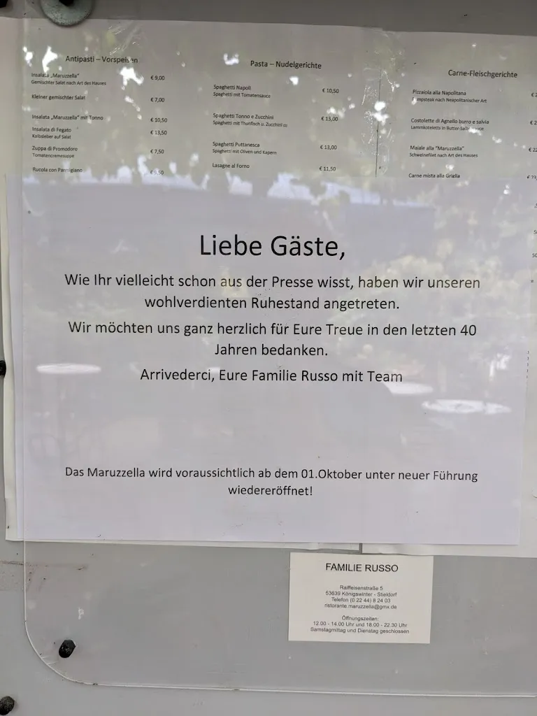 Menü_Ristorante Maruzzella_Königswinter_Bild_1