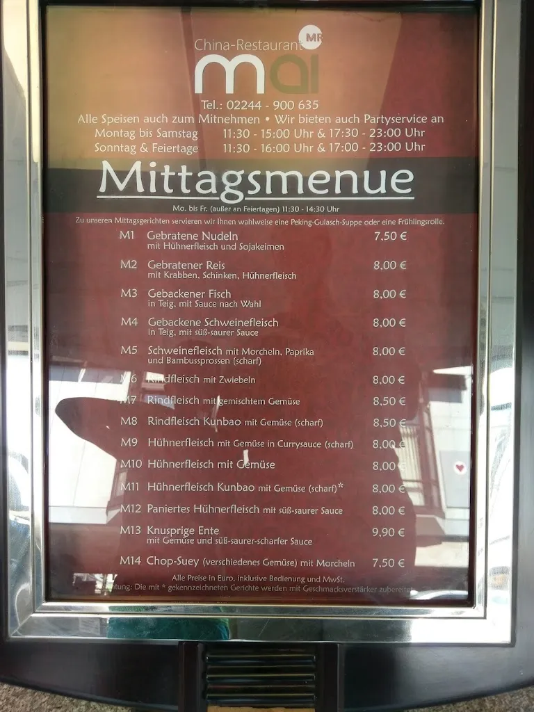 Menü_Mr. Mai China Restaurant_Königswinter_Bild_2