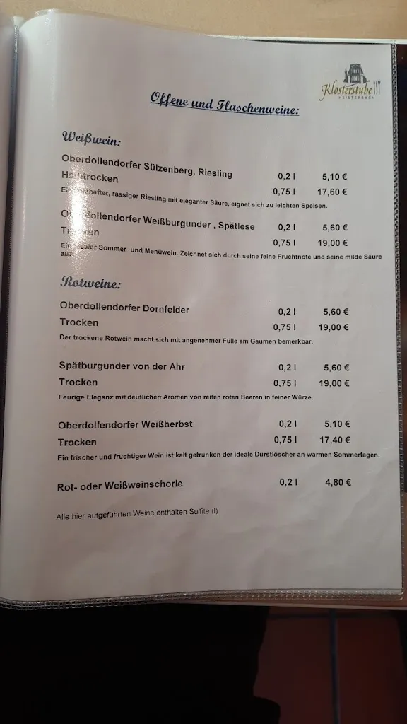 Menu_Klosterstube Heisterbach_Königswinter_image_4
