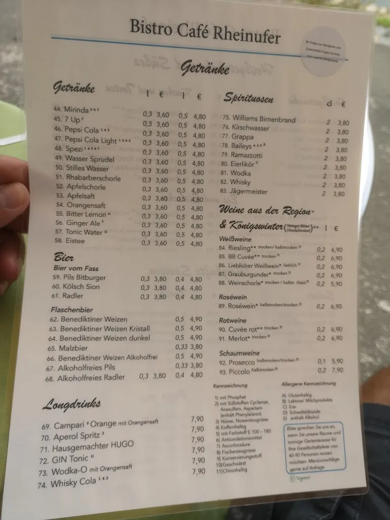 Menu_Bistro Cafe Rheinufer_Königswinter_image_1