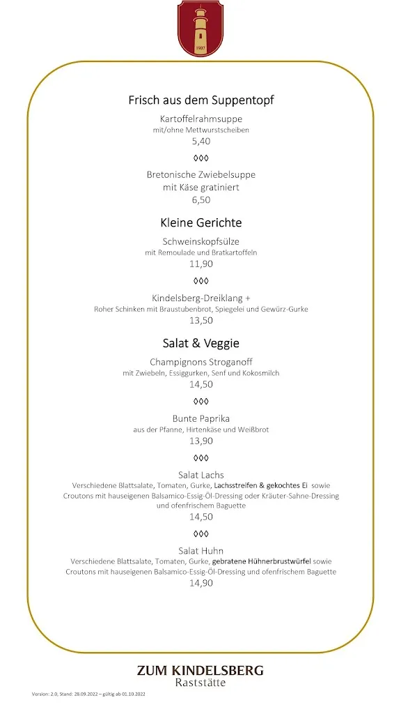 Menu_Raststätte Zum Kindelsberg_Kreuztal_immagine_4