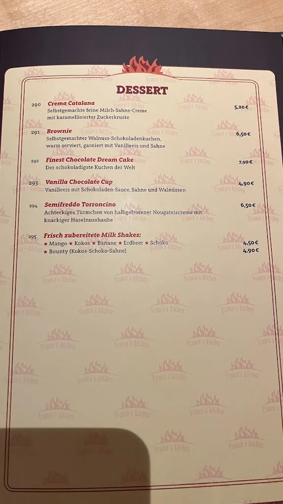 Menu_Franco's kitchen_Kürten_immagine_2