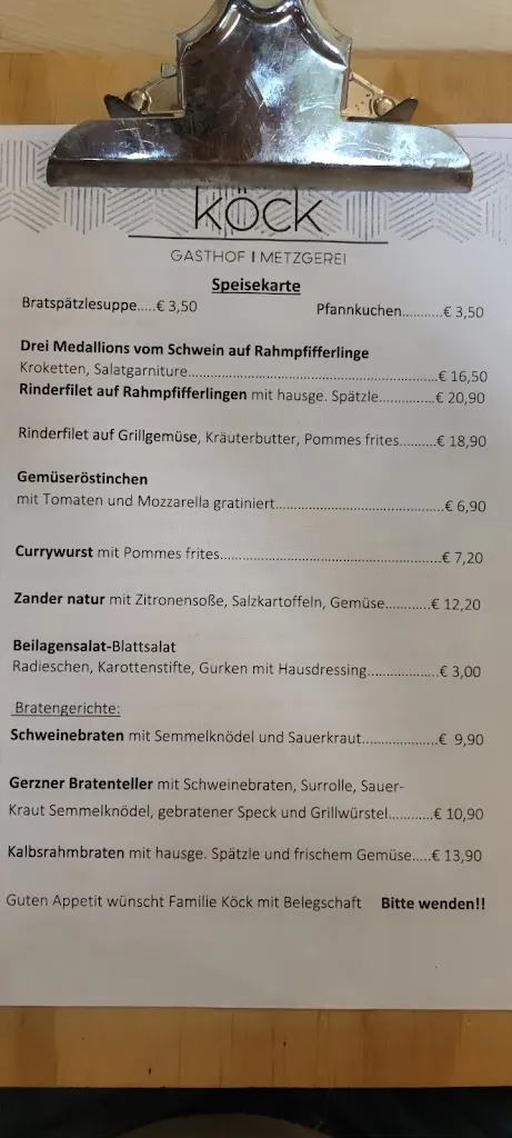 Menu_Gasthof Köck_Gerzen_image_1