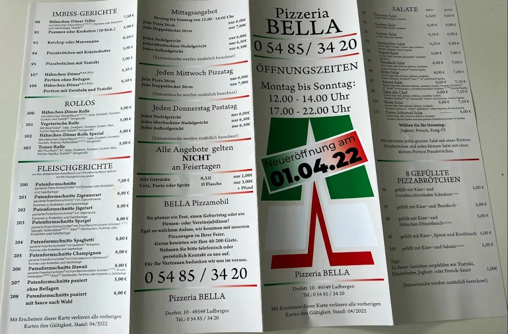 Menu_Pizzeria Amore_Ladbergen_image_4