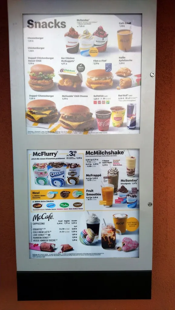 Menu_McDonald's Fast Food Restaurant_Ladbergen_image_2