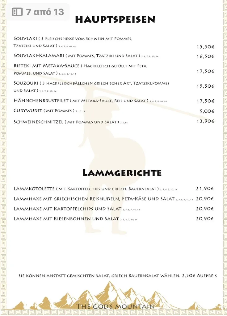 Menu_Restaurant Taverna Olympos_Gerolsbach_immagine_3