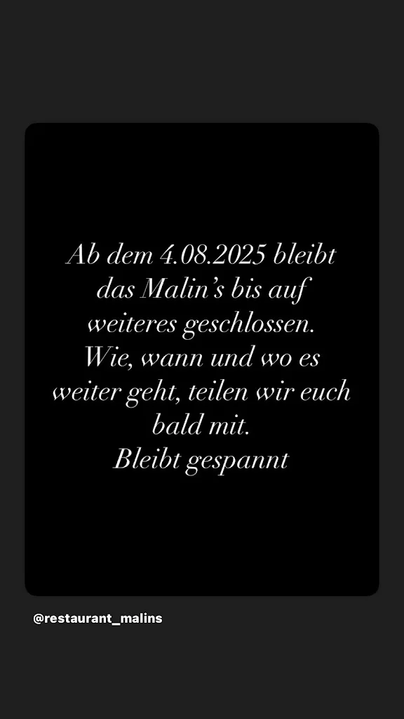 Menu_Restaurant Malin's_Lage_immagine_3