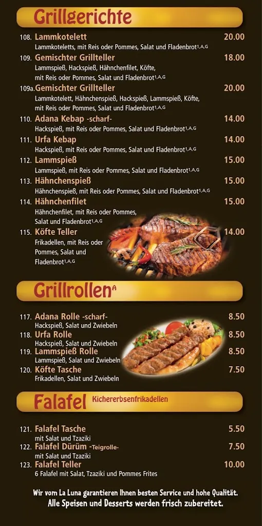 Menu_La Luna Grill Restaurant, Lage_Lage_immagine_2