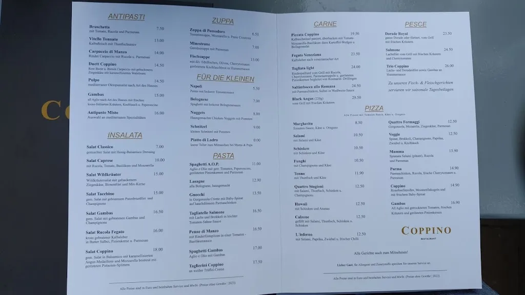 Menu_Coppino Restaurant_Krefeld_immagine_2