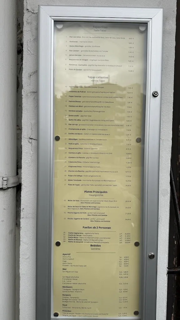 Menu_Las Tapas_Krefeld_immagine_2