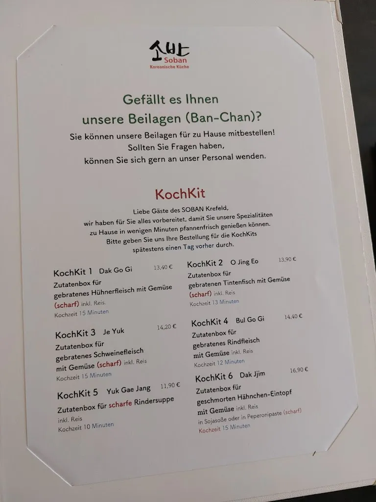 Menu_Soban Restaurant_Krefeld_image_1