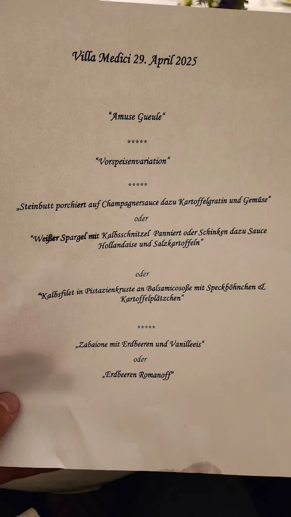 Menu_Villa Medici | Italienisches Restaurant_Krefeld_image_1