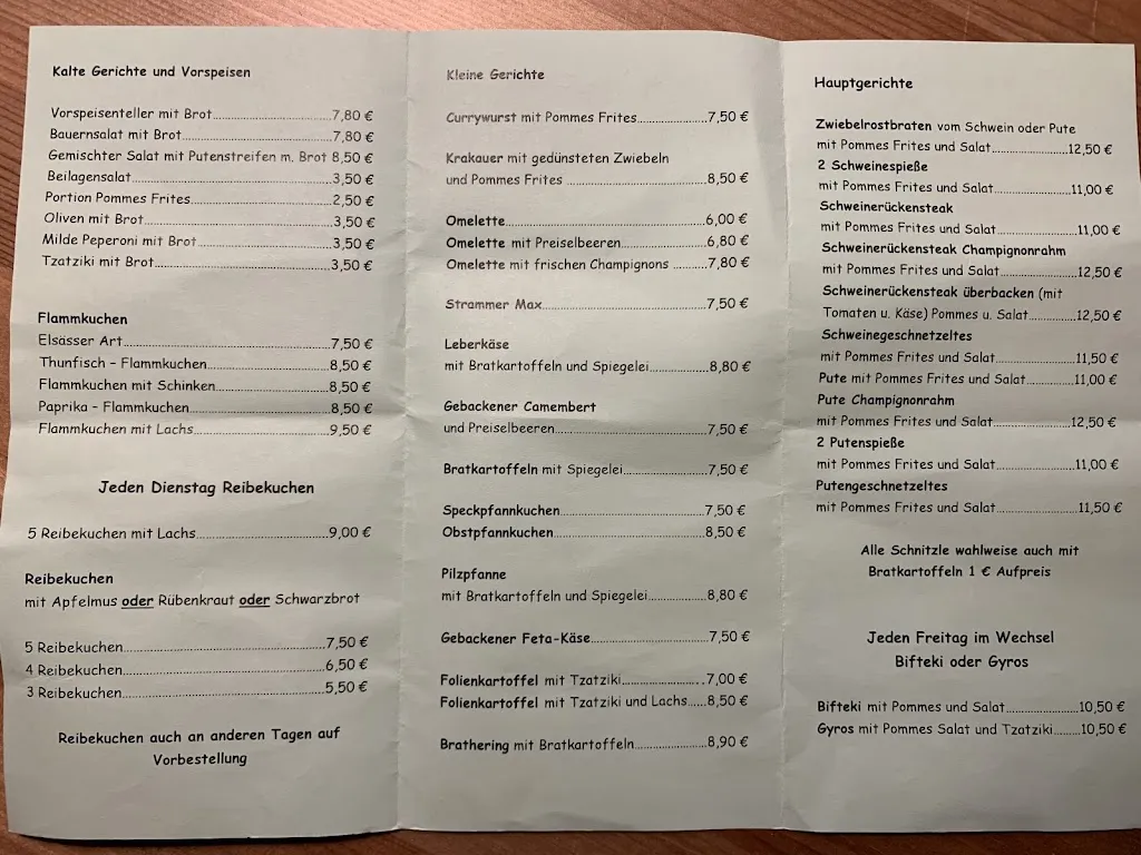 Menu_Gasthaus Kleinniessen Inh. M. Kouroupis_Krefeld_image_3