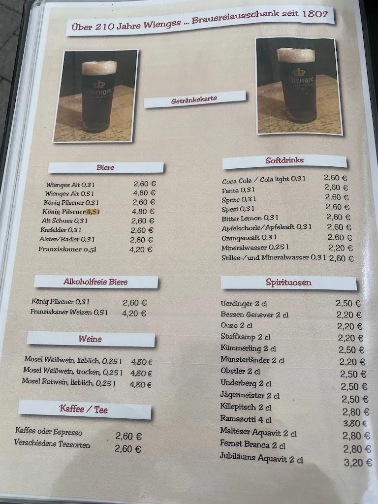 Menu_Brauereiausschank Wienges_Krefeld_immagine_3