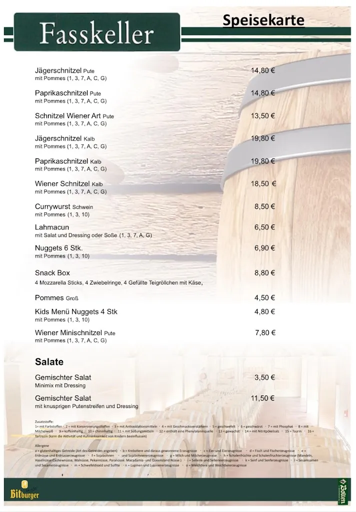 Menü_Fasskeller Krefeld_Krefeld_Bild_1