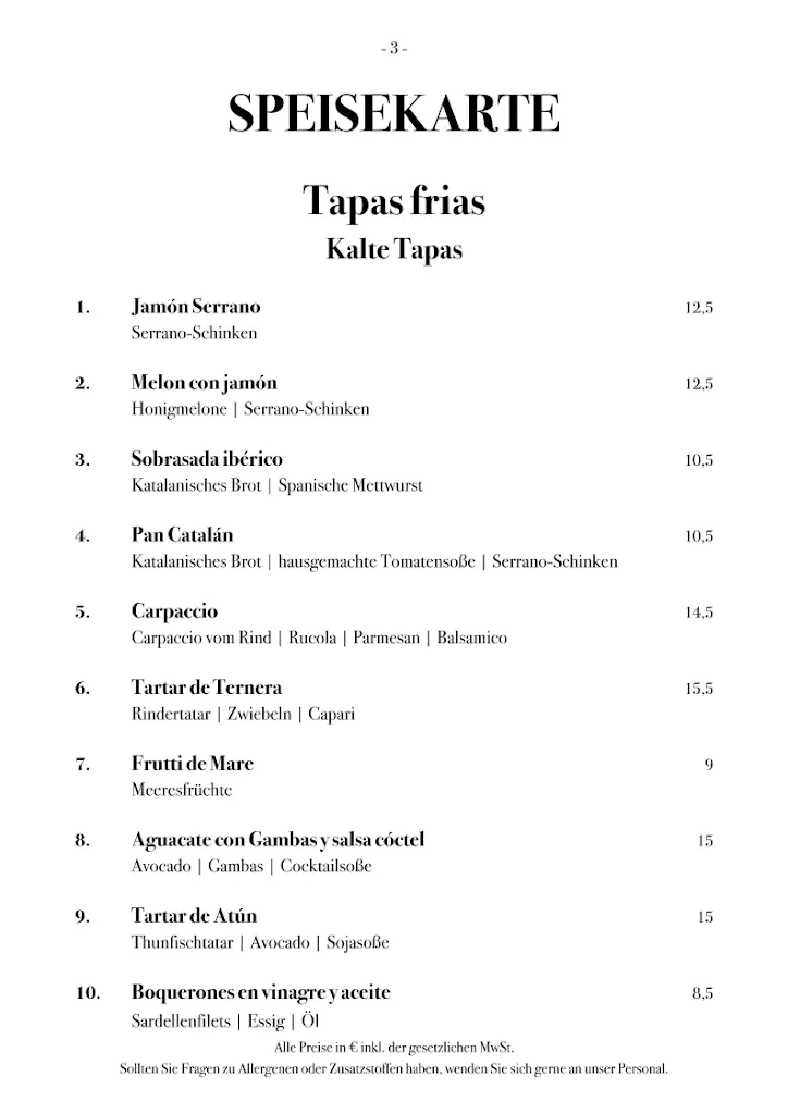 Menu_Restaurant zur Kutsche Tapas & mehr_(Rheinland)_immagine_1