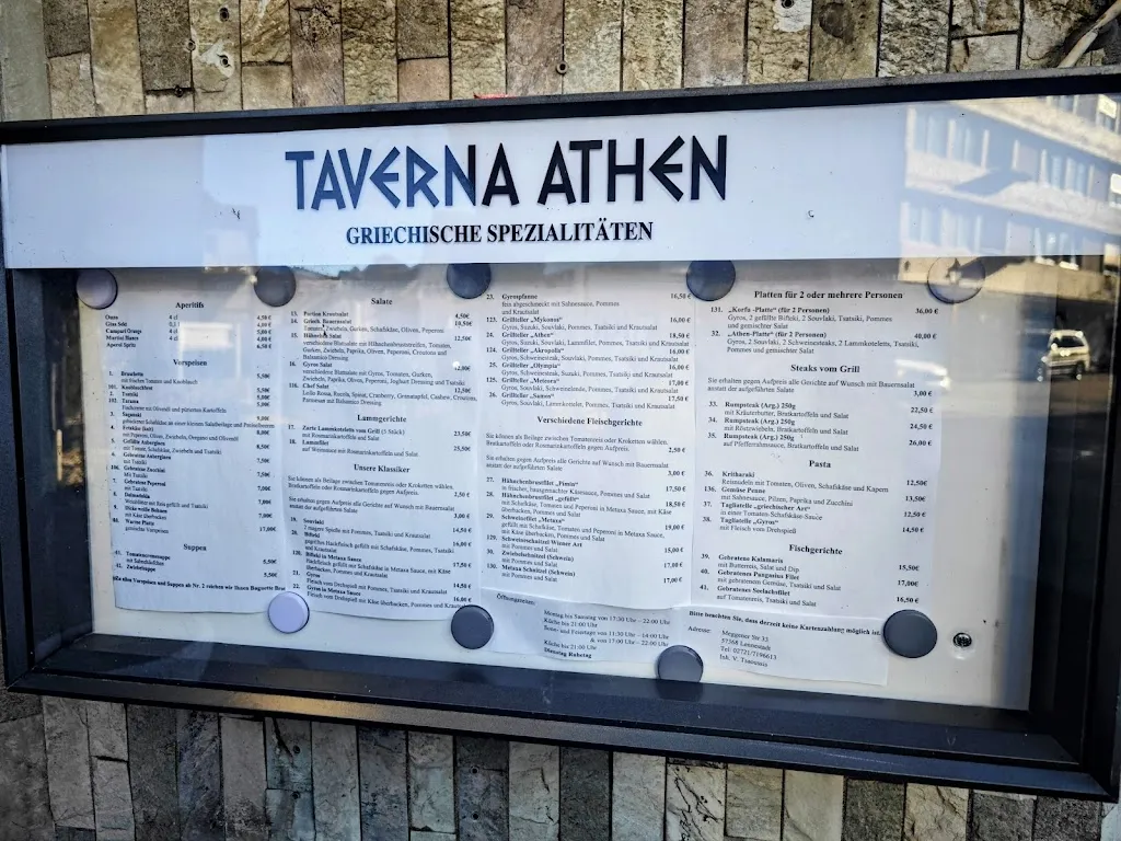 Menu_Restaurant Athen bei Gianni_Lennestadt_image_1