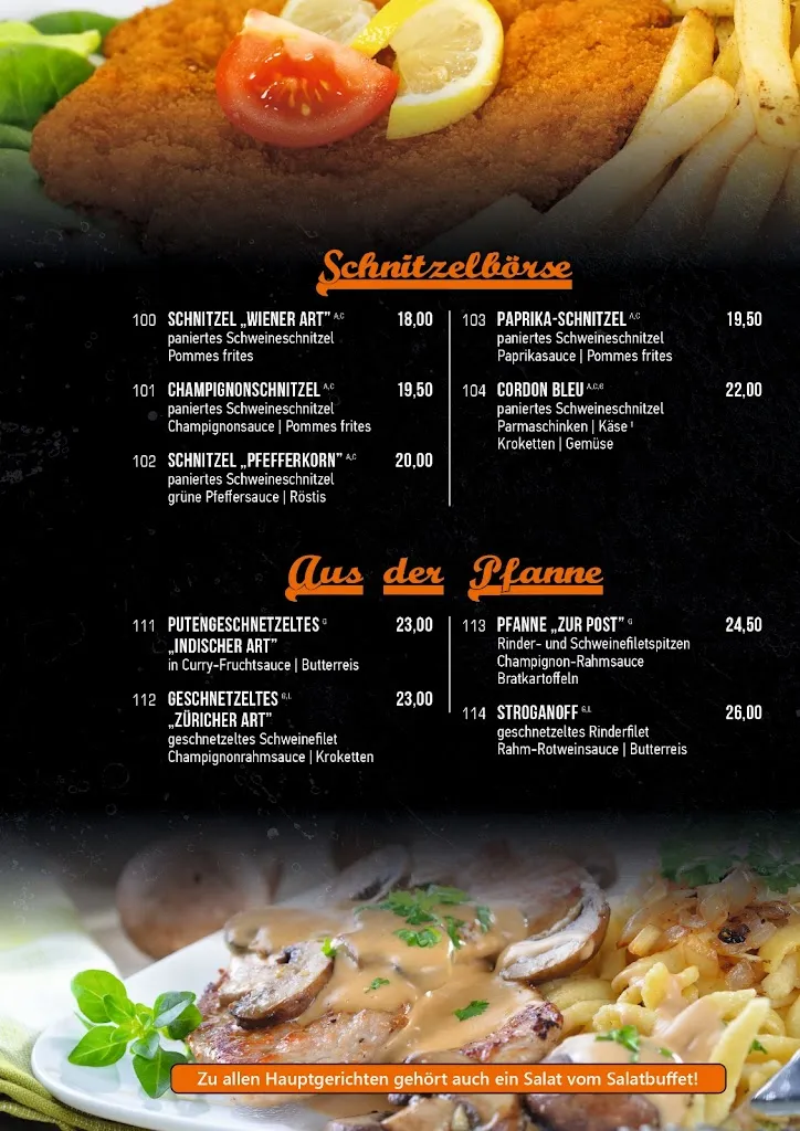 Menu_Zur Post - Hotel -Restaurant Leopoldshöhe_Leopoldshöhe_image_3