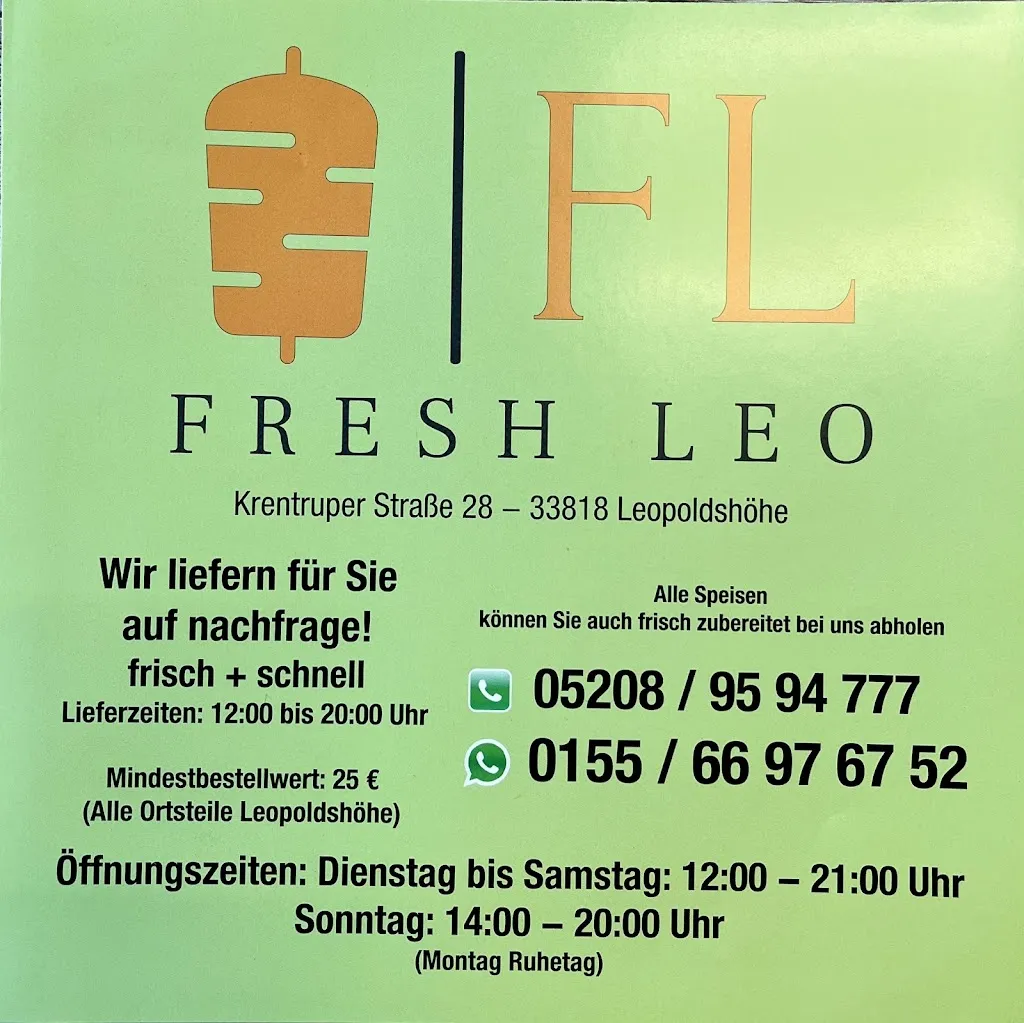 FRESH LEO ristorante a Leopoldshöhe