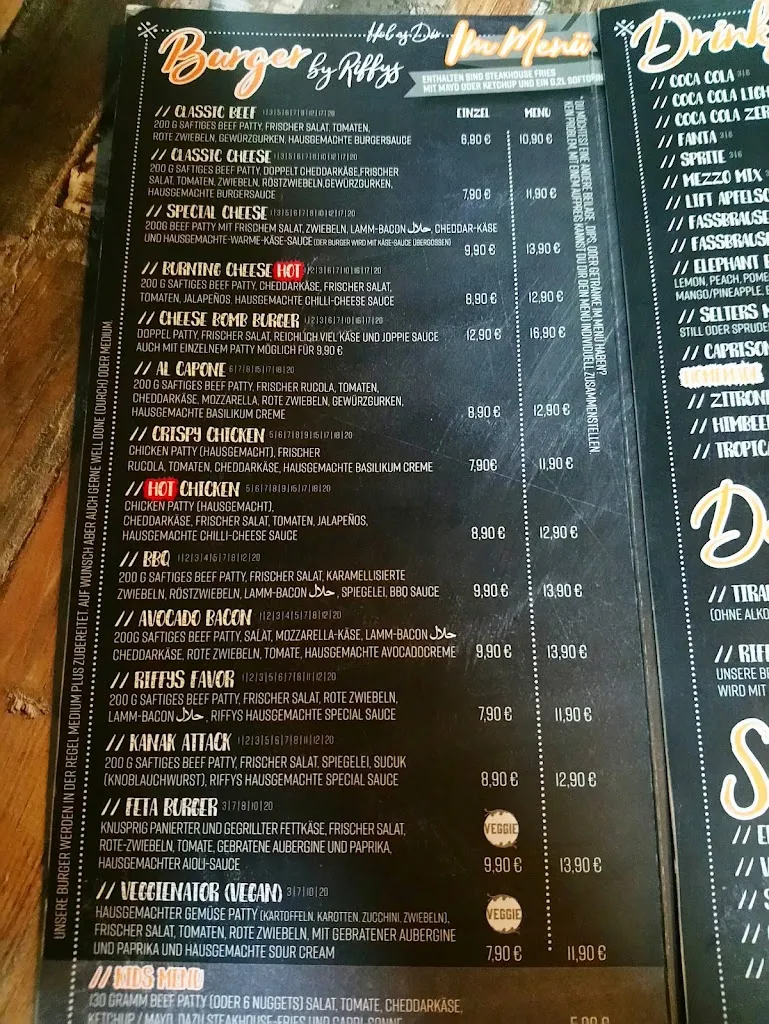 Menu_Riffys Burger / Kumru__immagine_3